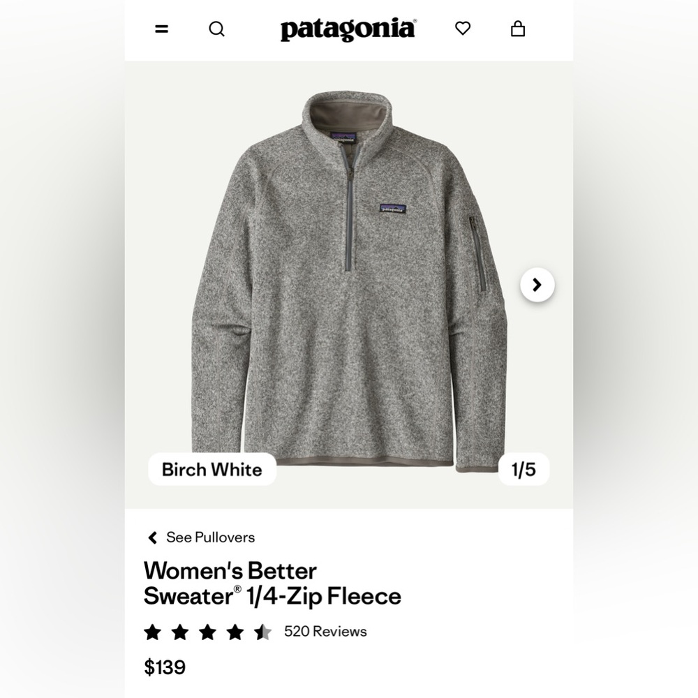 Women’s Patagonia Better Sweater